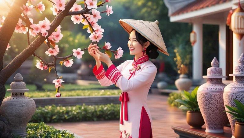 hái lộc đầu năm